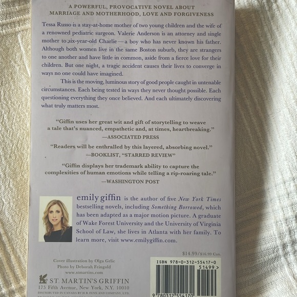 📚 4/20$ 📚 Heart of the Matter - Emily Griffin - Picture 2 of 4